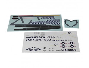 FMS F/A-18 80mm EDF Jet  Decal Set